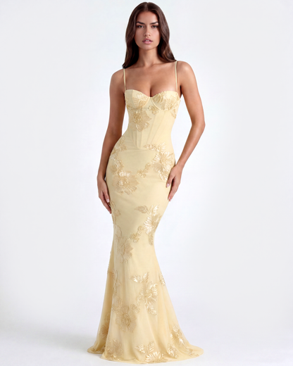 Amelie | Women's Embroided Formal Wedding Guest Dress