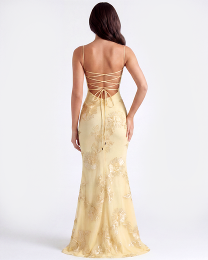Amelie | Women's Embroided Formal Wedding Guest Dress