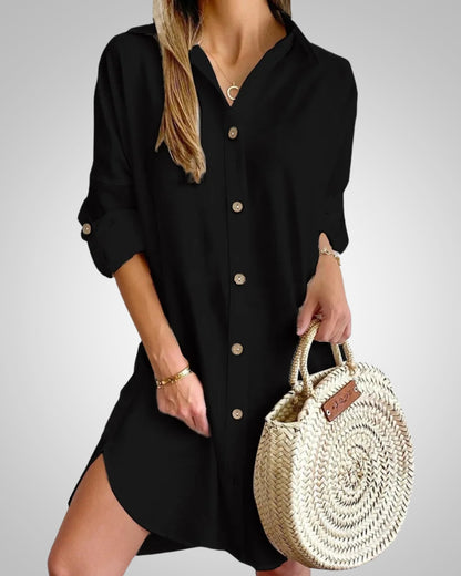 Skye | Women's Relaxed Button Shirt Dress