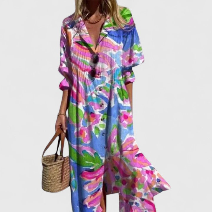 Eske | Women’s Summer Printed Boho Dress