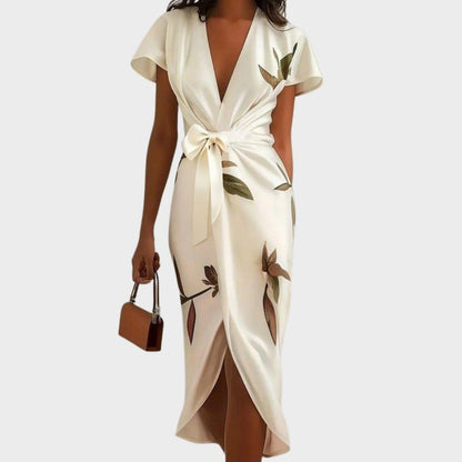 Sophia | Women's Elegant Printed Wrap Dress