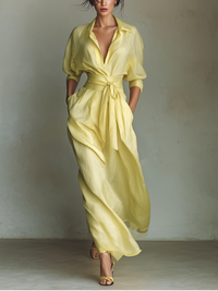 Camilla | Women's Summer Yellow Maxi Dress