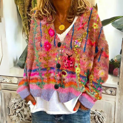 Anie | Women's Casual Knitted Cardigan Jumper