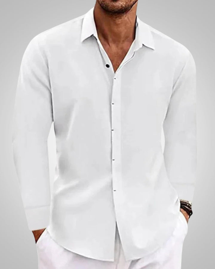 Alex | Men's Summer Long Sleeves Linen Shirt