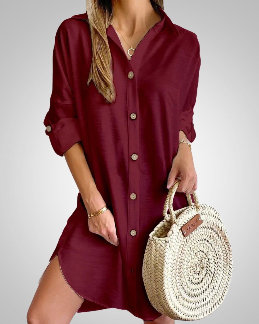 Skye | Women's Relaxed Button Shirt Dress