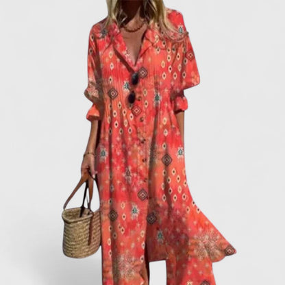 Eske | Women’s Summer Printed Boho Dress