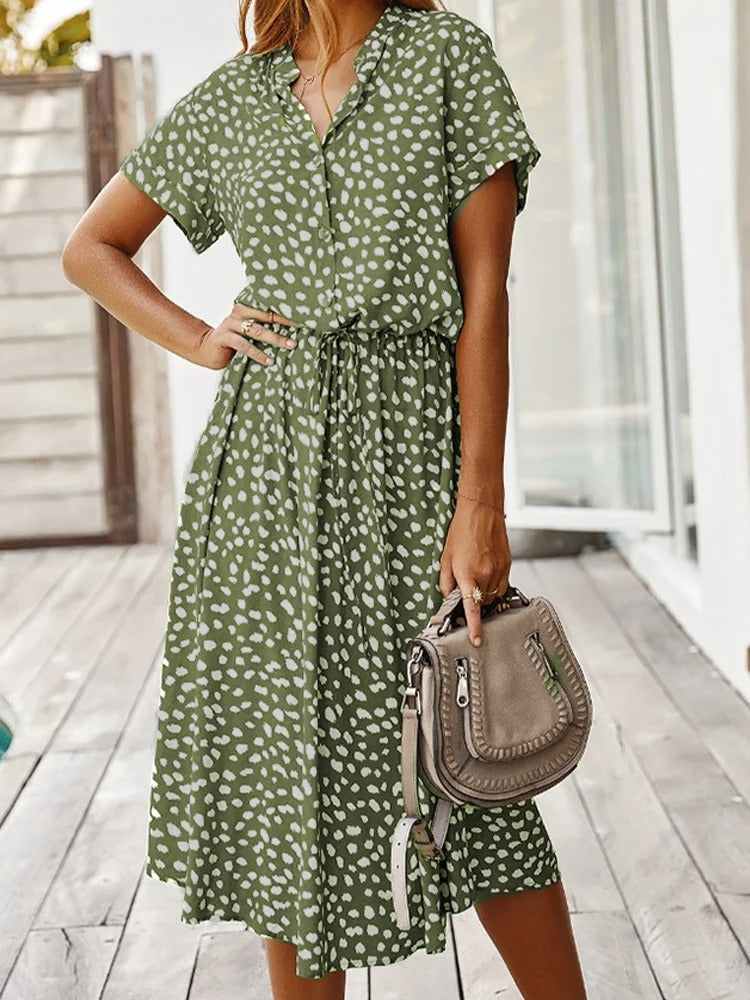 Smilla | Women's Casual Printed Shirtdress