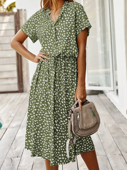 Smilla | Women's Casual Printed Shirtdress