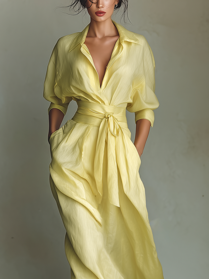 Camilla | Women's Summer Yellow Maxi Dress