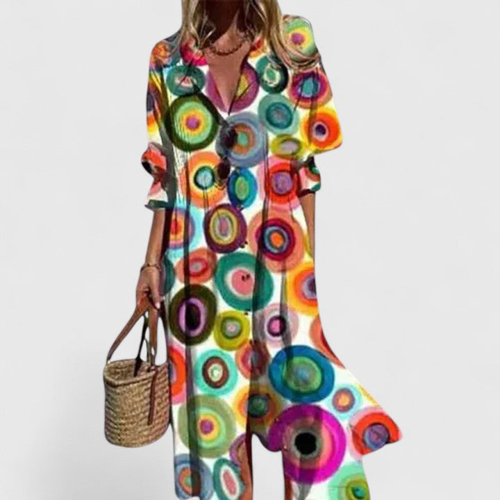 Eske | Women’s Summer Printed Boho Dress