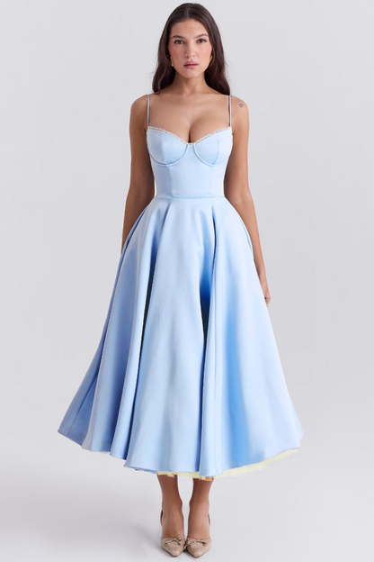 Rike | Women’s Sophisticated Spaghettistrap Wedding Guest Dress