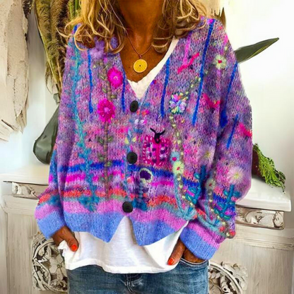 Anie | Women's Casual Knitted Cardigan Jumper