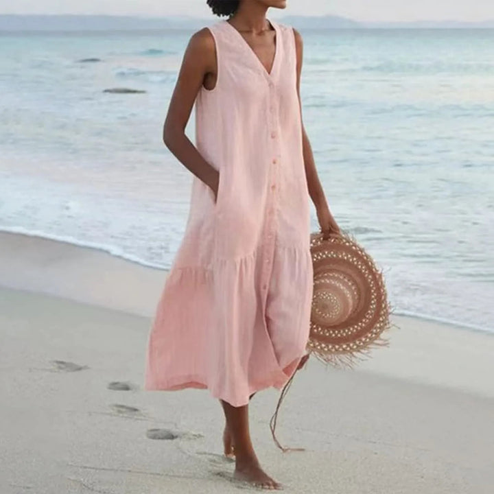 Vienna | Women's Casual Beach Dress With Tummy Coverage
