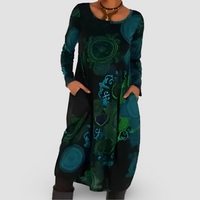Ariel | Women's Printed Casual Maxi Dress