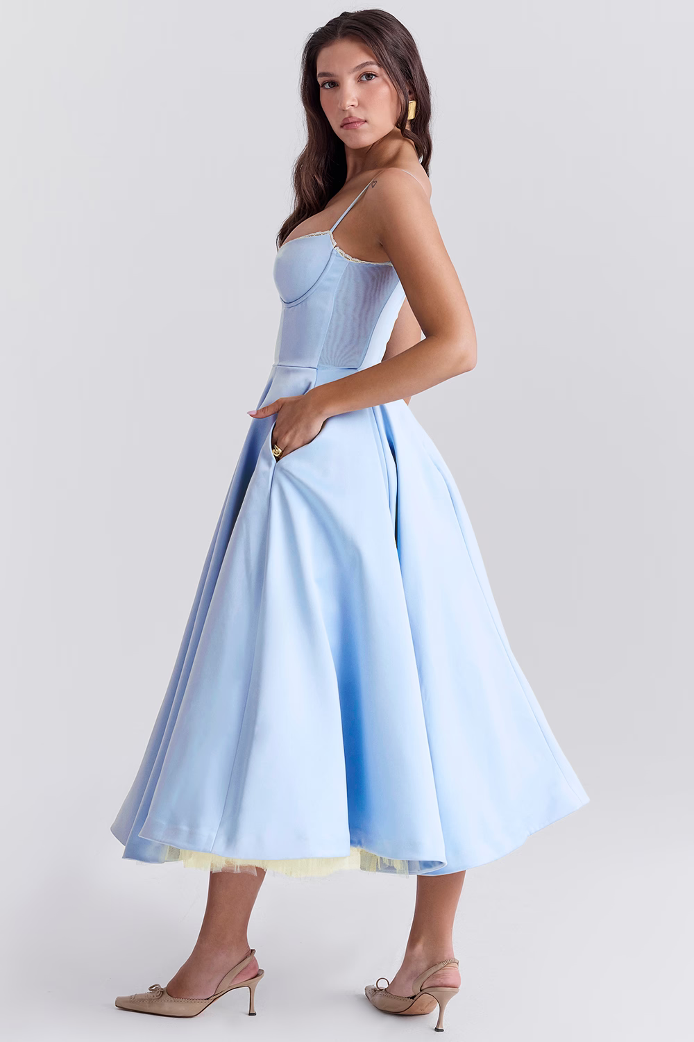 Rike | Women’s Sophisticated Spaghettistrap Wedding Guest Dress