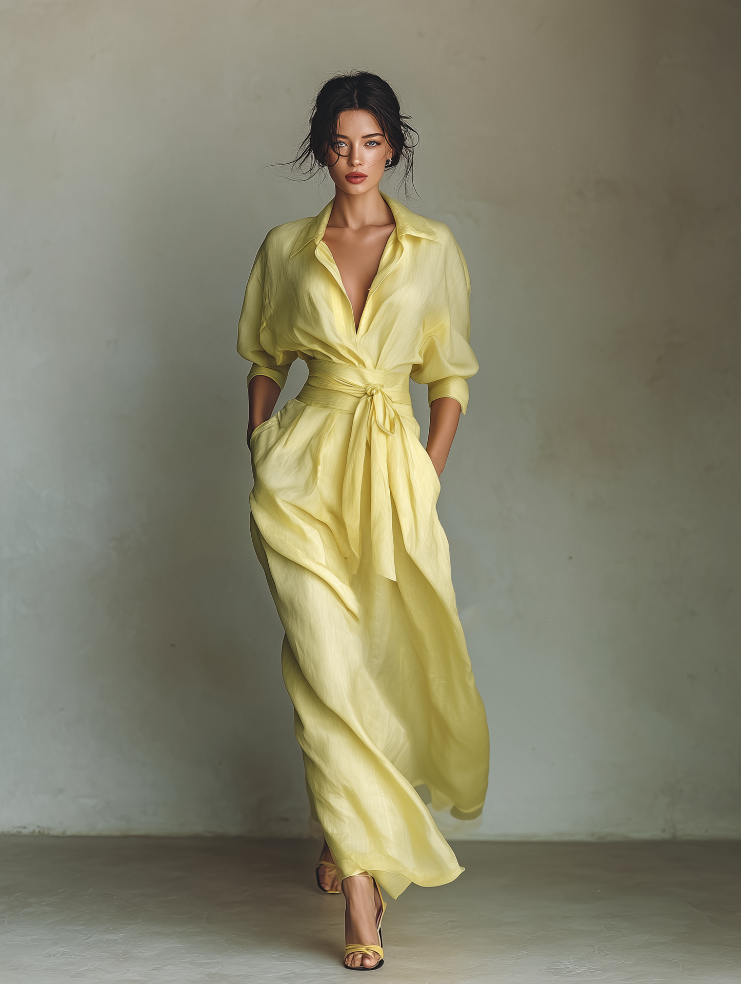 Camilla | Women's Summer Yellow Maxi Dress