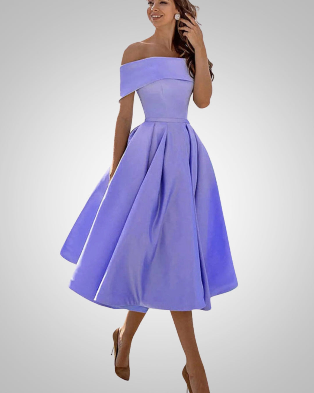 Peppa | Women’s Elegant Summer Off-Shoulder Dress