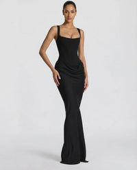 Cordelia | Women's Draped Bodycon Wedding Guest Dress