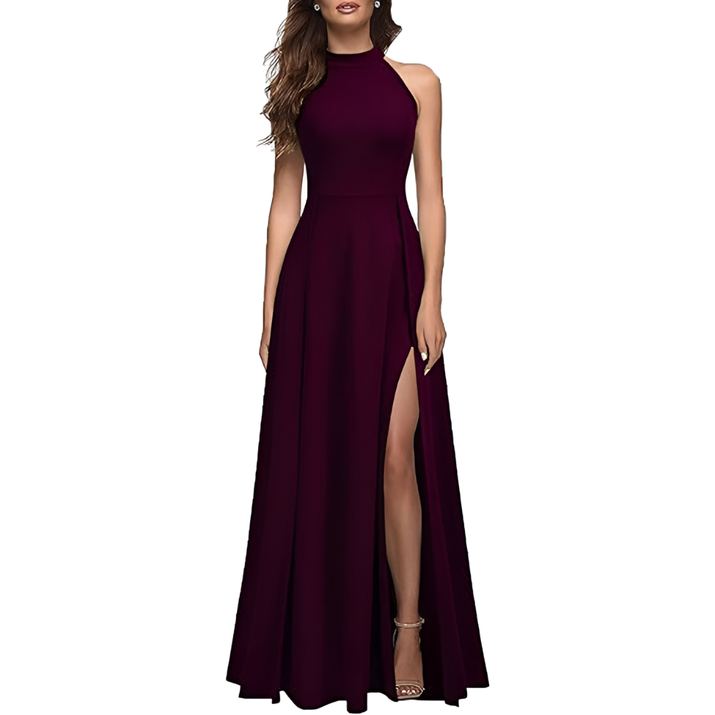 Olivia | Women's Formal Evening Maxi Dress with Side Slit