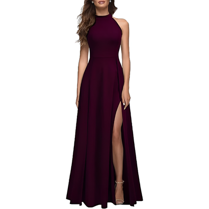 Olivia | Women's Formal Evening Maxi Dress with Side Slit