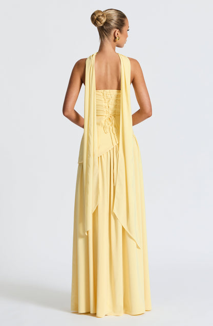 Veronika | Women’s Formal Wedding Guest Maxi Dress With Side Slit