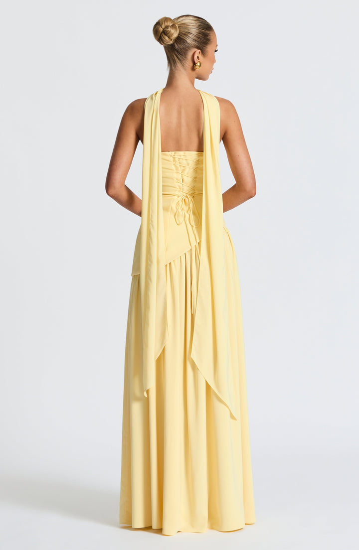 Veronika | Women’s Formal Wedding Guest Maxi Dress With Side Slit