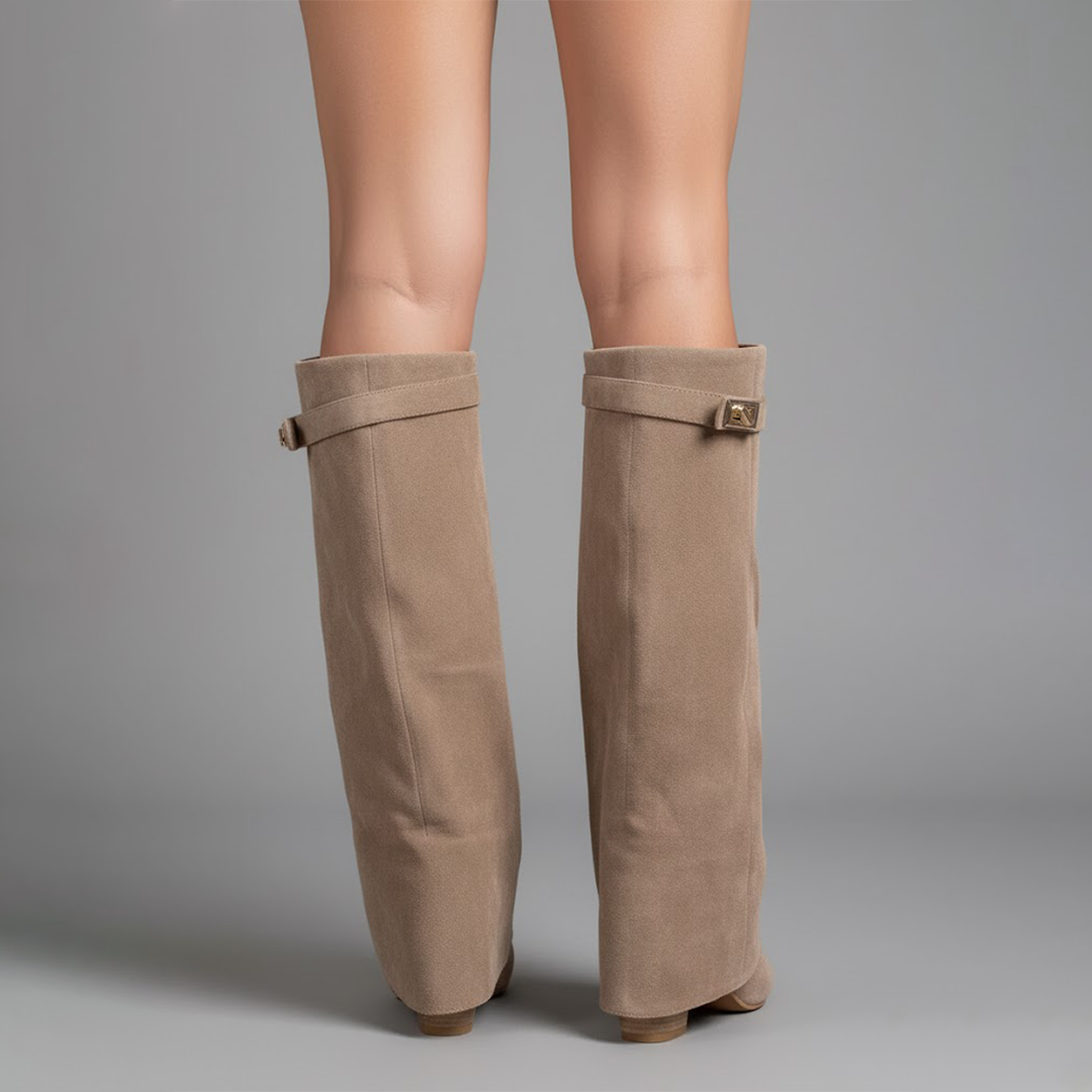 Jacqueline | Women's Elegant Knee High Suede Boots