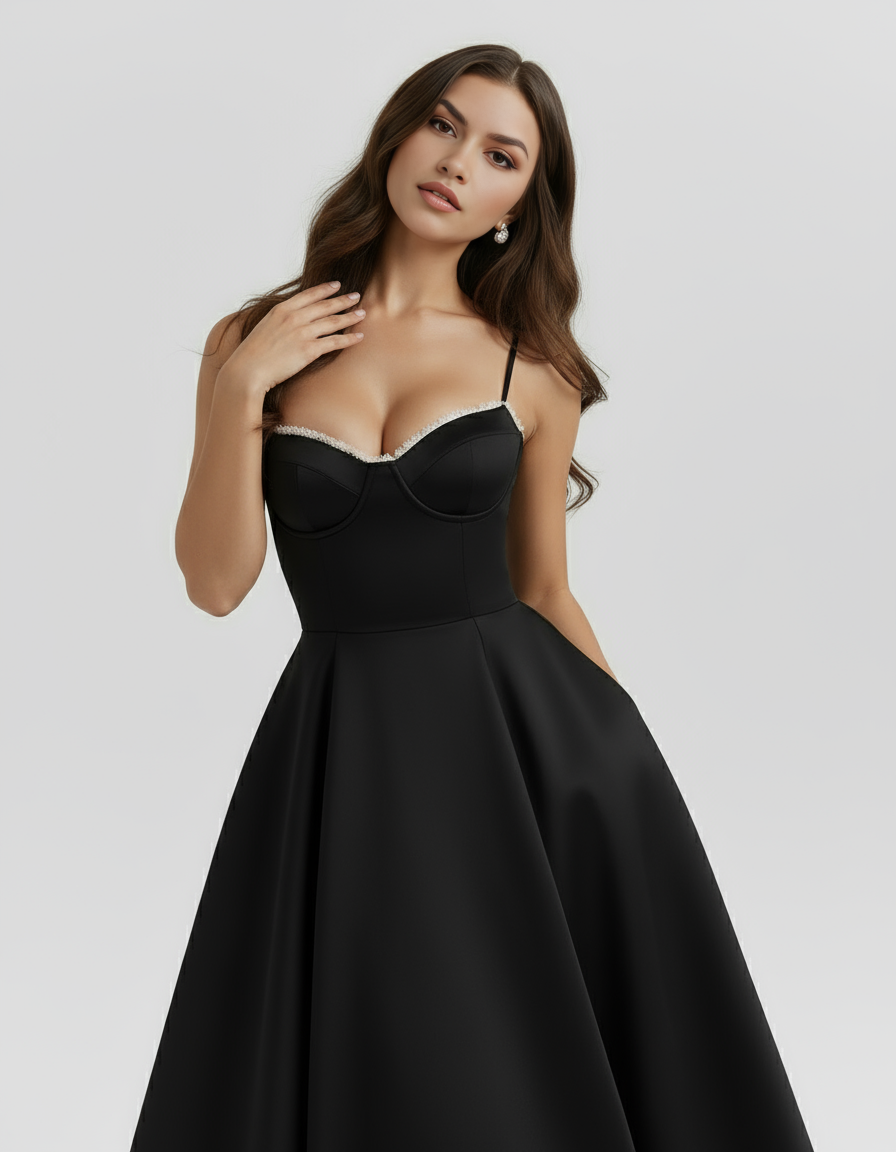 Rosie | Women's Elegant A-line Wedding Guest Dress