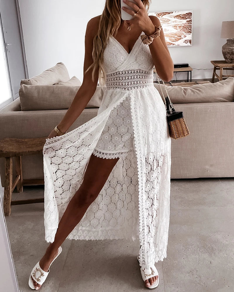 Emma | Women's Summer V-Neck Boho Maxi Dress