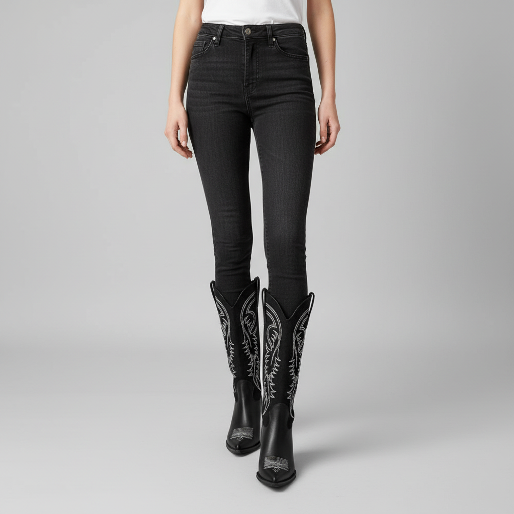 Poppy | Women's Western Knee High Cowboy Boots