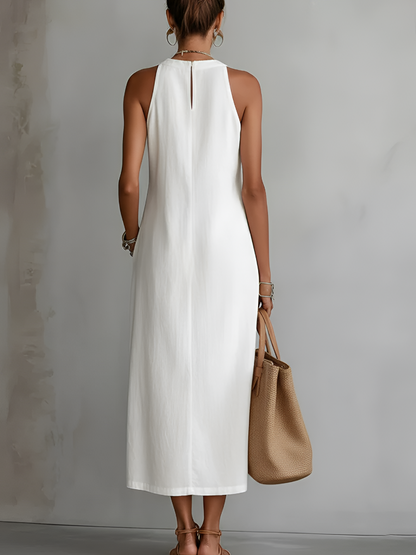 Ellie | Women's Summer Sleeveless Midi Dress