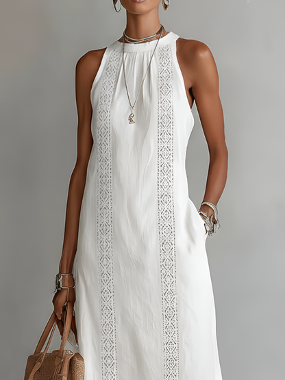 Ellie | Women's Summer Sleeveless Midi Dress