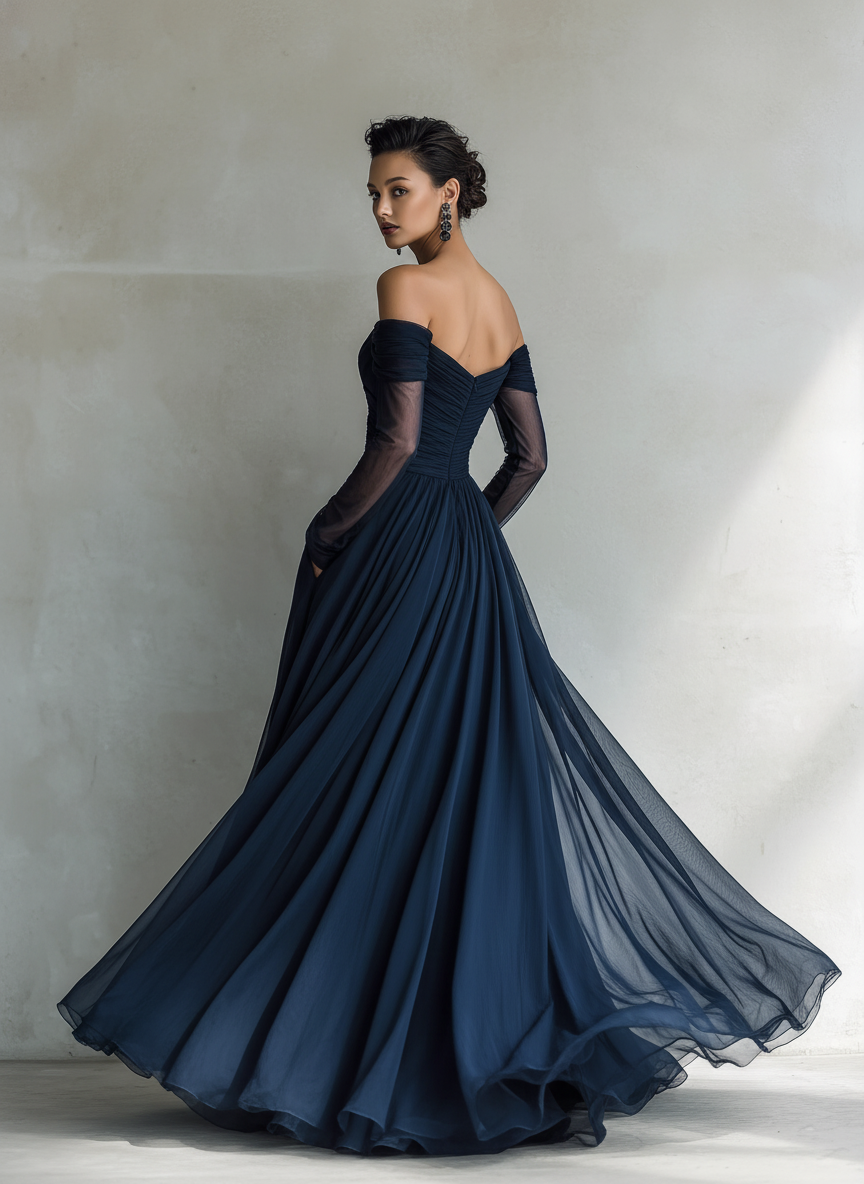Daisy | Women's Elegant Off-Shoulder Maxi Dress