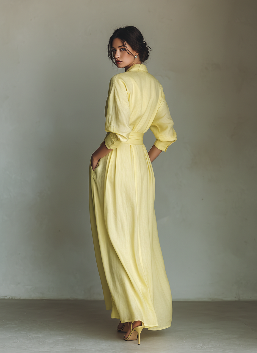 Camilla | Women's Summer Yellow Maxi Dress