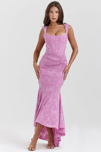 Chloe | Women's Asymmetrical Evening Maxi Dress