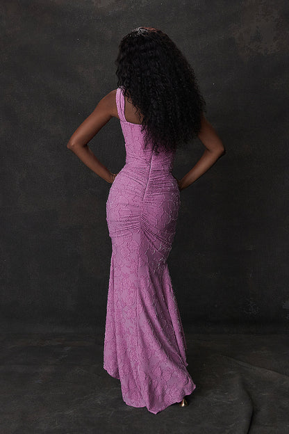 Chloe | Women's Asymmetrical Evening Maxi Dress