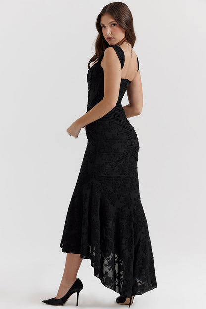 Chloe | Women's Asymmetrical Evening Maxi Dress