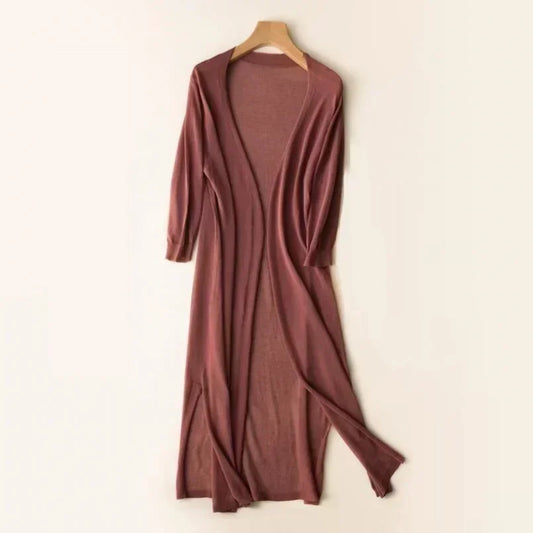 Yasmin | Women's Comfort Long Lightweight Cardigan