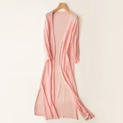 Yasmin | Women's Comfort Long Lightweight Cardigan