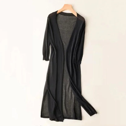 Yasmin | Women's Comfort Long Lightweight Cardigan