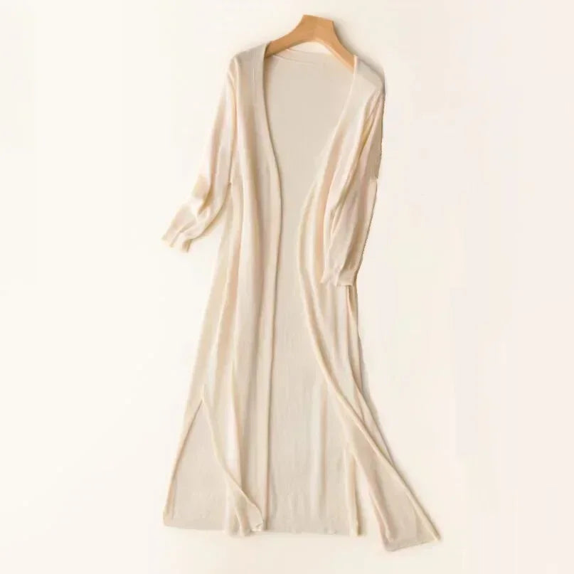 Yasmin | Women's Comfort Long Lightweight Cardigan