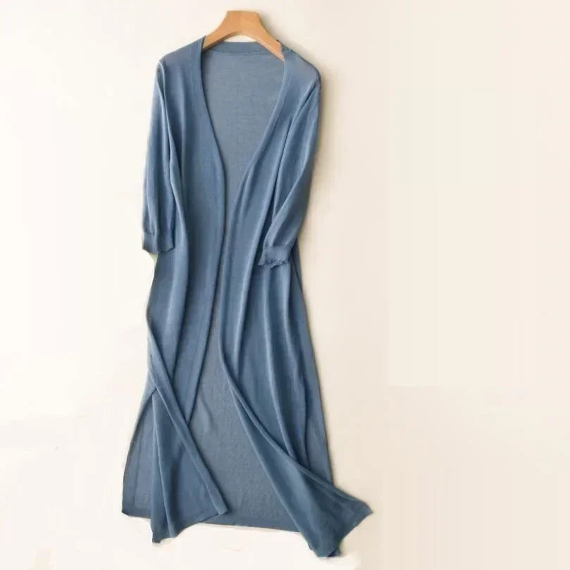 Yasmin | Women's Comfort Long Lightweight Cardigan