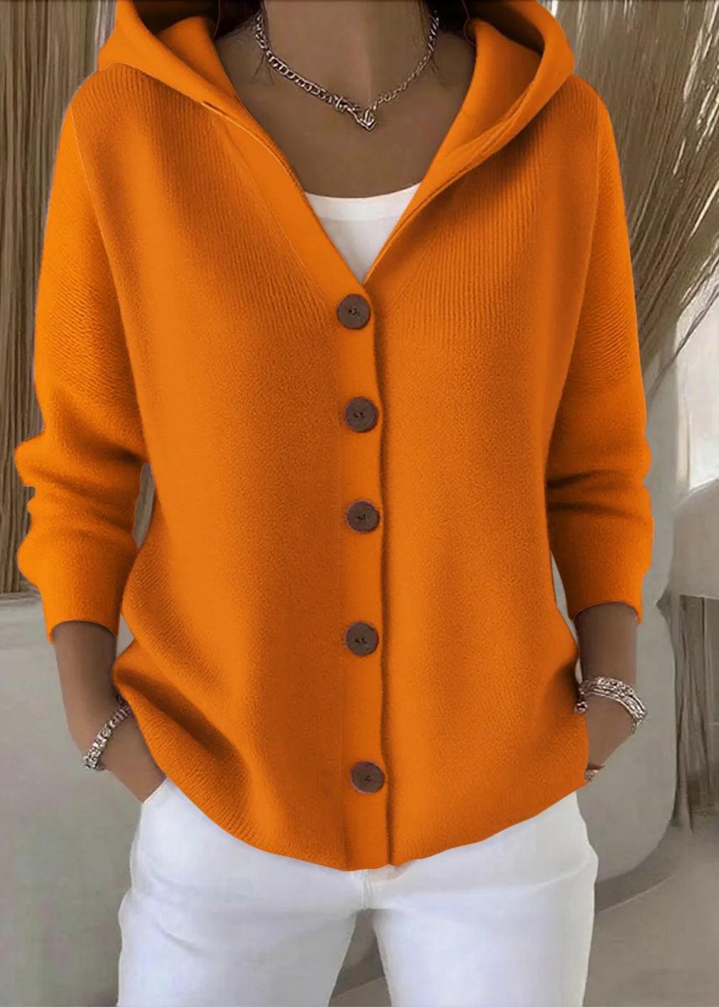 Carina | Women's Relaxed Fit Hooded Cardigan