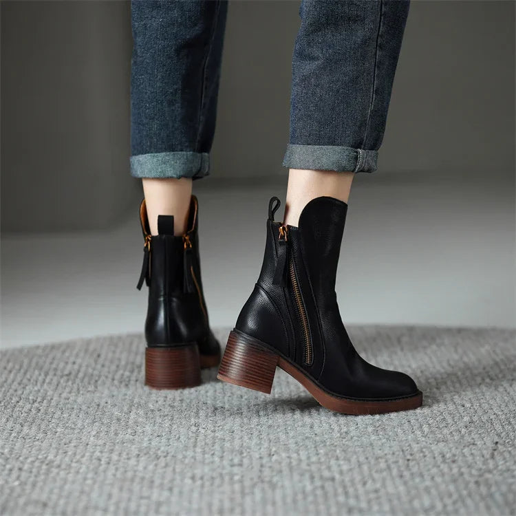 Harriet | Women's Block Heel Ankle Boots