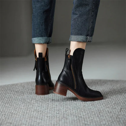 Harriet | Women's Block Heel Ankle Boots