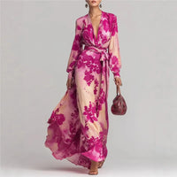 Georgia | Women's Floral Long Sleeve Summer Dress