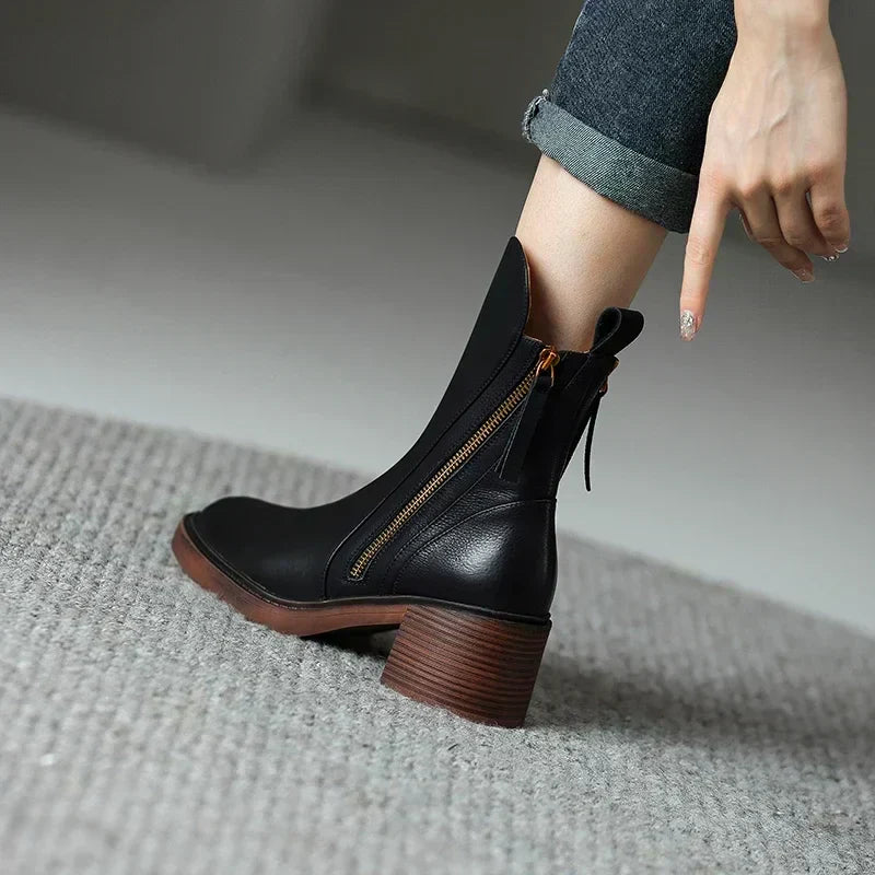 Harriet | Women's Block Heel Ankle Boots