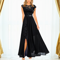 Jane | Women's Elegant Asymmetric Evening Maxi Dress
