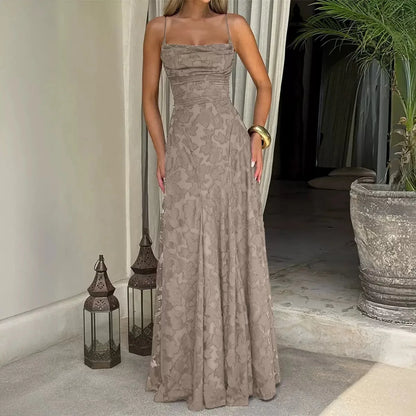 Silja | Women's Formal Embroided Maxi Evening Dress