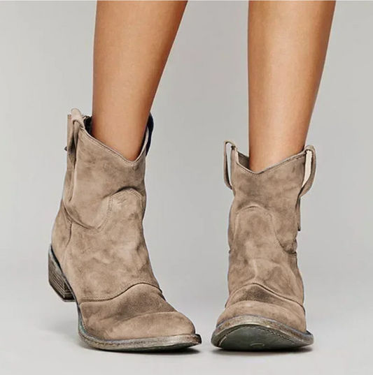 Abigail | Women's Western Low Block Heel Boots